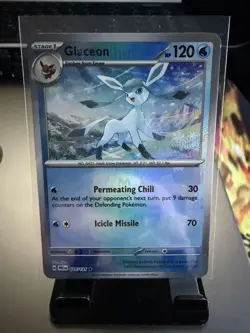 Glaceon Master Ball Reverse Holo 025/131 Pokemon Prismatic Evolutions English NM - Image 3