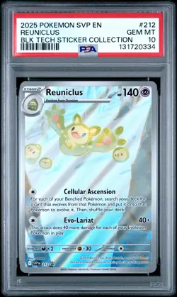 Reuniclus - 2025 Pokemon Svp En-Sv Black Star Promo #212 PSA 10 - Image 1