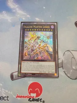 Yu-Gi-Oh Dragon Master Lords ALIN-EN000 Quarter Century Secret Rare 1st Edition - Image 1