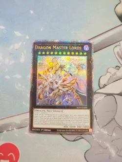 Yu-Gi-Oh Dragon Master Lords ALIN-EN000 Quarter Century Secret Rare 1st Edition - Image 2