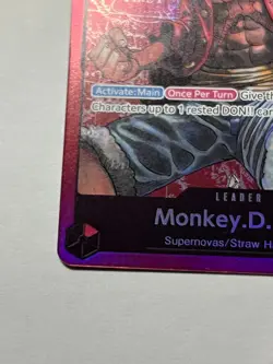 Monkey.D.Luffy ST01-001 One Piece Starter Deck 1 Straw Hat Crew Foil - Image 4