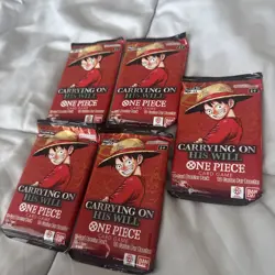 One Piece OP13 Carrying On His Will Booster Packs ENGLISH Loose Pack Lot Of 5 - Image 2