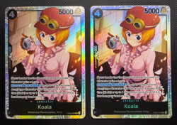 x2 One Piece TCG Koala SR EB03-042 Extra Booster Heroines Edition NM - Image 1