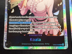 x2 One Piece TCG Koala SR EB03-042 Extra Booster Heroines Edition NM - Image 2