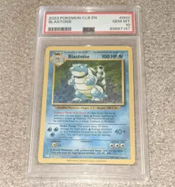 Blastoise 003/034 PSA 10 GEM MT - (EN English) Classic Pokemon Club Card 2023 - Image 2