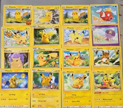 Pokemon TCG Card Lot Pikachu Raichu Drifblim Magikarp 16x English common - Image 1