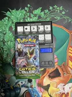 Pokemon TCG Fates Collide Booster Pack of 10 Cards Factory Sealed Mega Alakazam - Image 1