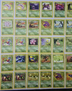 Vintage Pokemon TCG Grass Type Card Lot Of 45 - Image 2