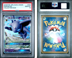 PSA 10 Espeon GX RR 024/060 2016 Japanese Pokemon Card Japanese Gem Mint Japan - Image 1