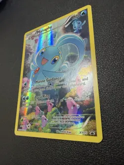 Pokemon TCG Manaphy XY113 Black Star Promo Card Near Mint - Image 2