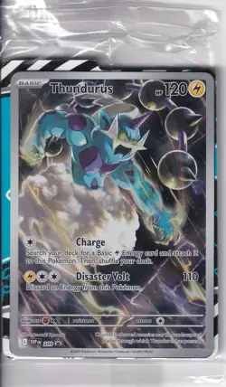 Sealed Thundurus - Holo Promo SV: Scarlet & Violet Promo Cards 209 NM - Image 1