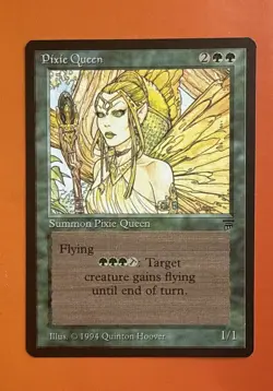 MTG Legends English Pixie Queen Magic: The Gathering Card NM Rare - Image 1