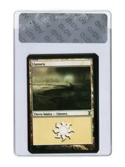 48 Percent OFFSET Error MTG Spanish 2006 Time Spiral LANDS Factory Test Print - Image 2