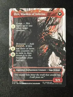 Clive, Ifrit's Dominant (0318) (Borderless) - FINAL FANTASY MTG - Image 2