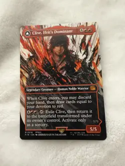 Clive, Ifrit's Dominant (0318) (Borderless) - FINAL FANTASY MTG - Image 3