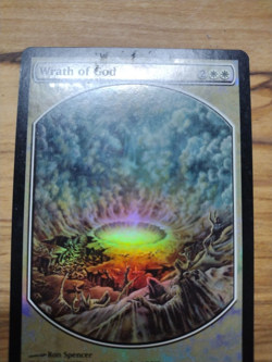 Foil 1X Wrath of God X1 Player Rewards Promo Extended Full Art Magic - MP MTG - Image 5