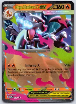 Mega Charizard X ex MEP 029 (NM) -Mega Evolution Black Star Promo - Pokemon TCG - Image 1
