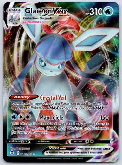 Glaceon VMAX 041/203 (NM) - SWSH07: Evolving Skies - Pokemon TCG - Image 1