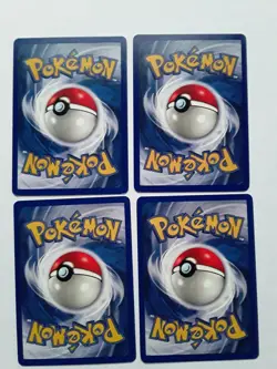Starter Pokemon Base Set Bulbasaur, Pikachu, Squirtle, Charmander #44,58,63,46 - Image 5
