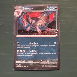 Pokemon TCG Zoroark 062/086 Sv Error : White Flare Holo Rare Illusion - Image 1