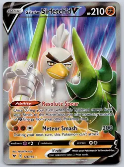 Galarian Sirfetch'd V 174/185 (NM) - SWSH04: Vivid Voltage - Pokemon TCG - Image 1