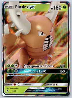 Pinsir GX 6/68 (NM) - Sun & Moon: Hidden Fates - Ultra Rare - Pokemon TCG - Image 1
