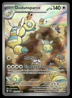 Pokemon Cards Dudunsparce 229/193 Paldea Evolved Illustration Rare NM - Image 1