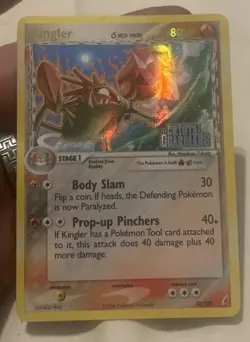Pokemon TCG Kingler (Delta Species) 22/100 Crystal Guardians Reverse Holo NM - Image 1