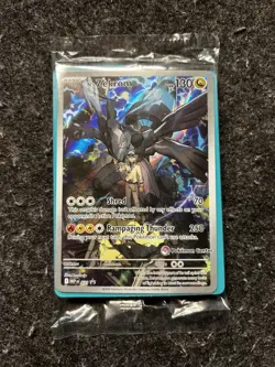 2026 N's Zekrom 031 MEP Ascended Heros ETB Promo Pokemon Center Stamp - Image 1