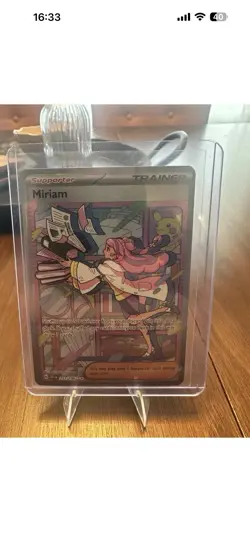 Pokemon TCG Miriam Trainer Full Art Holo Scarlet & Violet Base Set - Image 1