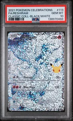 PSA 10 💎 Sequential RESHIRAM #113 ZEKROM #114 CELEBRATIONS COLLECTION POKEMON - Image 3