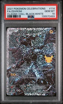 PSA 10 💎 Sequential RESHIRAM #113 ZEKROM #114 CELEBRATIONS COLLECTION POKEMON - Image 5