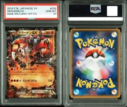 PSA 10 Pokemon Kyogre EX 031 & Groudon EX 039 Tidal Storm & Gaia Volcano set - Image 3