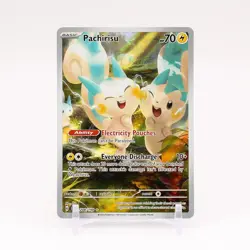 Pachirisu - 208/198 Scarlet & Violet ART RARE Pokemon - NM/MINT - Image 1