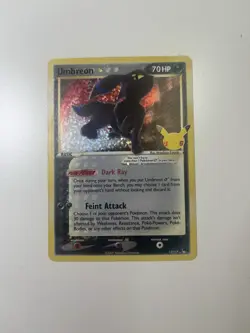 Pokemon Umbreon TCG Gold Star 17/17 Celebrations 25th Anniversary - Image 1