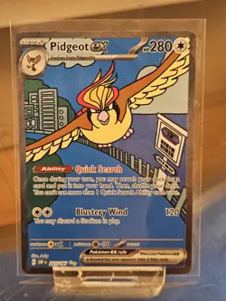 Pokemon TCG Pidgeot ex 225/197 Obsidian Flames Illustration Rare - Image 1