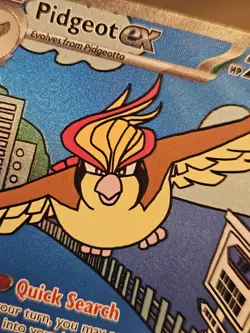 Pokemon TCG Pidgeot ex 225/197 Obsidian Flames Illustration Rare - Image 3