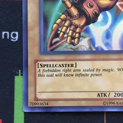 Right Arm Of The Forbidden One NM/MINT Condition (Unplayed) LOB 122 - Image 5