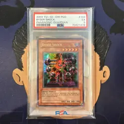 PSA 5 EXCELLENT 2003 YU-GI-Oh! Pharaonic Guardian BYSER SHOCK #103 - Image 2