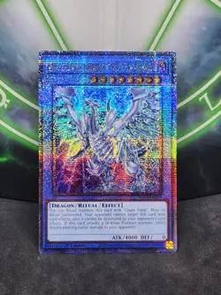 Yugioh Blue-Eyes Chaos MAX Dragon RA04-EN051 Quarter Century Secret Rare NM - Image 1
