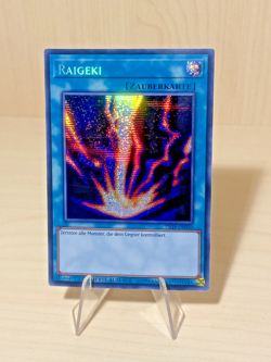 Yugioh / Raigeki / TN19-DE010 / Secret Rare / 1st Ed - Image 1