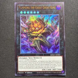 Yugioh! 1x Pumpking the Great Ghost King MZMU-EN005 Ultra Rare 1st Ed NM - Image 1