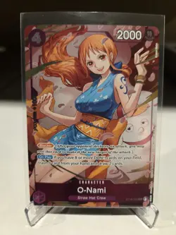 One Piece Extra Booster Heroine's Edition O-Nami ST18-002 Dash Pack NM - Image 1