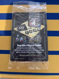 New Disney Lorcana Iago D23 2025 Gold Member Exclusive Foil Promo Card SEALED - Image 2