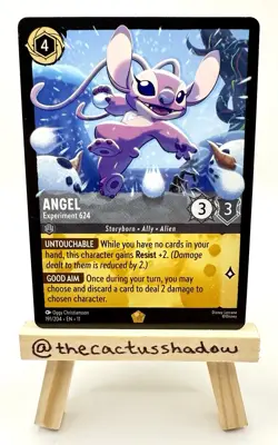 Disney Lorcana Winterspell Legendary Angel - Experiment 624 191/204 Regular - NM - Image 1