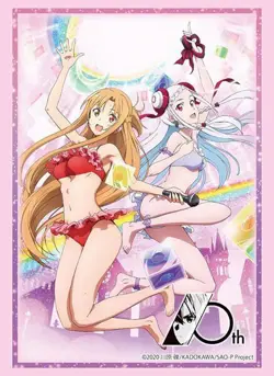 Sword Art Online SAO Asuna & Yuna Vol.3779 Anime Card Sleeves *NEW* 75ct - Image 1