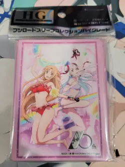Sword Art Online SAO Asuna & Yuna Vol.3779 Anime Card Sleeves *NEW* 75ct - Image 2