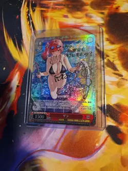 Weiss Schwarz Azur Lane Zara SP AZL/S102-E073SP Signed Foil Near Mint - Image 1