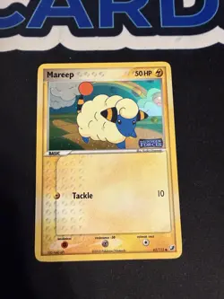 Pokemon TCG Mareep Card 62/115 Unseen Forces Holo Stamped - Image 1