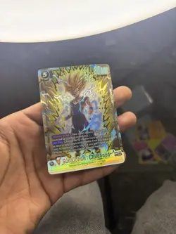 Dragon Ball Super Card Game Son Gohan : Childhood FB08-106 SR Holo Battle Card - Image 1